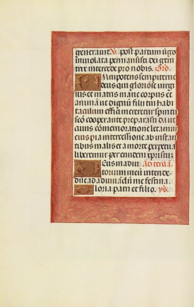 Versierde tekstpagina door Unknown artist