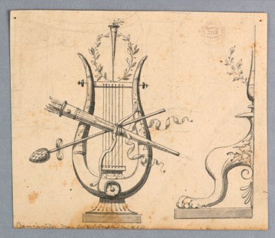 Ontwerp voor Decoratieve Motieven door Unknown artist