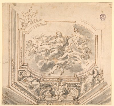 Ontwerp voor een plafond door Unknown artist
