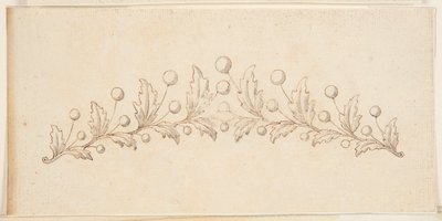 Ontwerp voor een kroon door Unknown artist