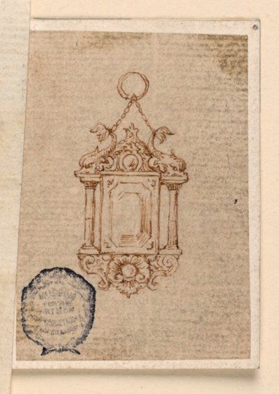 Ontwerp voor een Hanger door Unknown artist