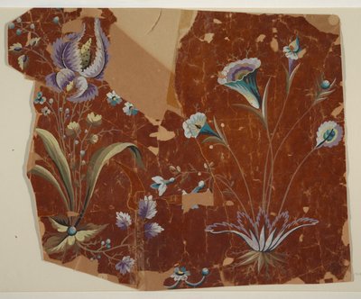 Ontwerp voor een Geborduurde of Geweven Rand door Unknown artist