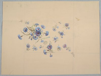 Ontwerpen voor Behang en Textiel: Bloemen door Unknown artist