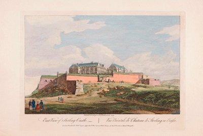 Oostelijk uitzicht op Stirling Castle, Schotland door Unknown artist