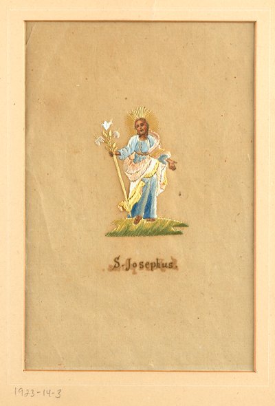 Geborduurd schilderij door Unknown artist