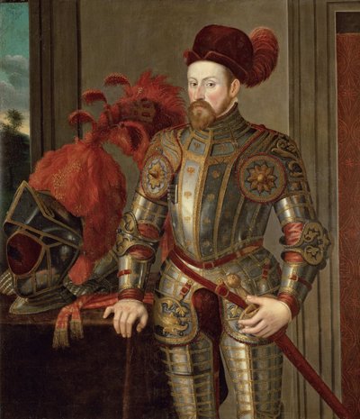 Ferdinand II van Tirol (van Habsburg), aartshertog van Oostenrijk door Unknown artist
