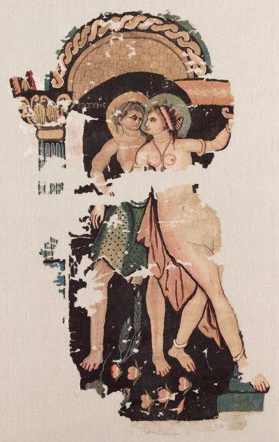 Fragment met Sater en Maenade door Unknown artist