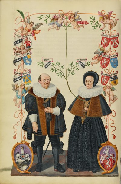 Genealogie van de familie Derrer door Unknown artist