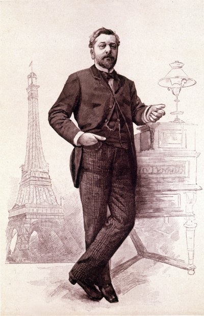 Gustave Eiffel, Franse ingenieur. door Unknown artist