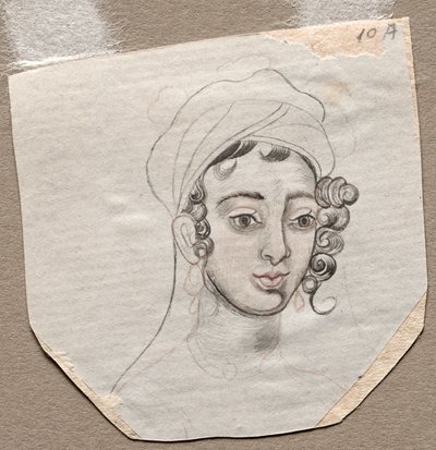 Hoofd van een Jonge Man door Unknown artist