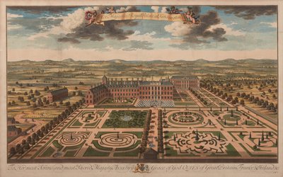 Hare Majesteits Koninklijk Paleis in Kensington, ca. 1707-14 door Unknown artist