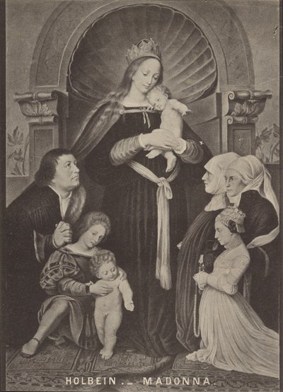Holbein - Madonna door Unknown artist
