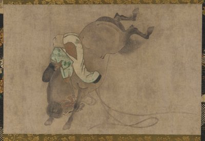 Paard en ruiter door Unknown artist