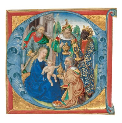 Begin E: De aanbidding van de Wijzen door Unknown artist