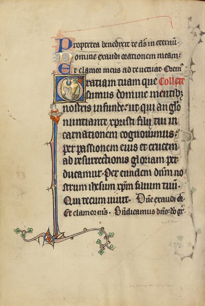 Begin G: De pas herrezenen staren naar de duif van de Heilige Geest door Unknown artist