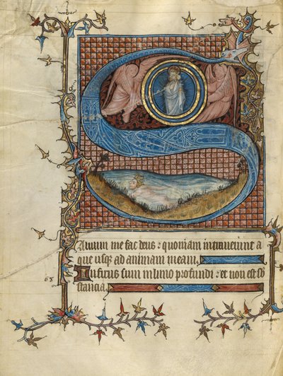 Begin S: David in het water door Unknown artist