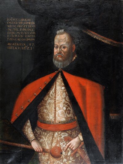Jan Karol Chodkiewicz, groot hetman van Litouwen (portret) door Unknown artist