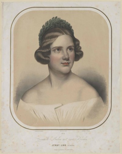 Jenny Lind door Unknown artist