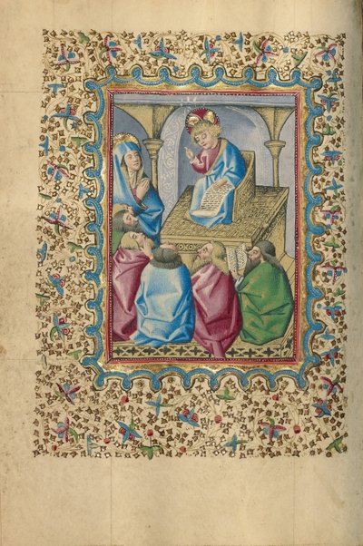 Jezus onder de artsen door Unknown artist