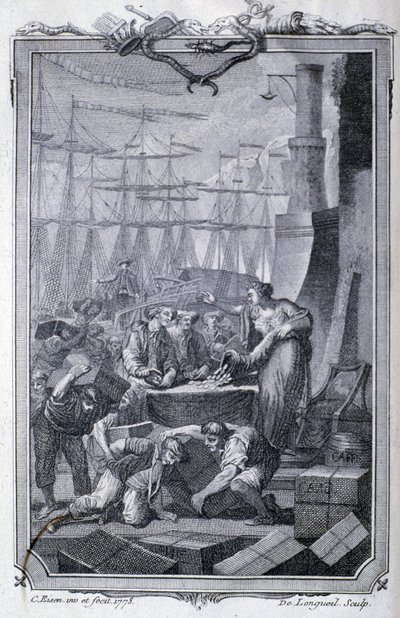 De handel met de koloniën (inclusief koffie) - in 