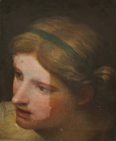 Luisterende Engel door Unknown artist
