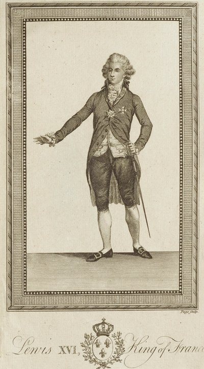 Lodewijk XVI, koning van Frankrijk door Unknown artist