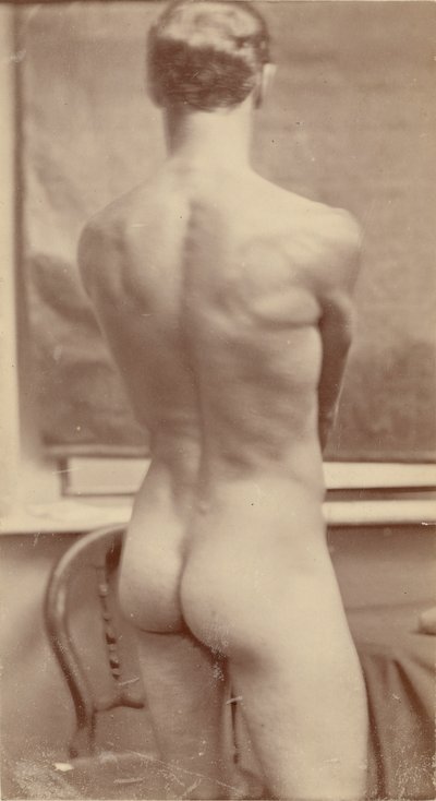 [Mannelijke naaktstudie]. door Unknown artist