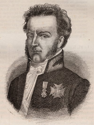 Martial de Guernon-Ranville, Franse magistraat en politicus - 1787 -1866 door Unknown artist