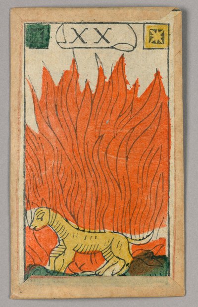 Minchiate (Tarot) speelkaart door Unknown artist