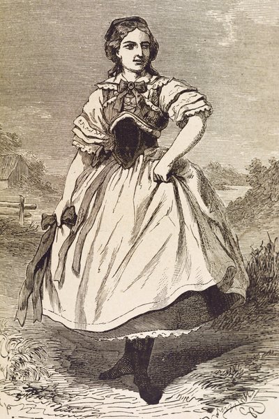 Moldavische vrouw door Unknown artist
