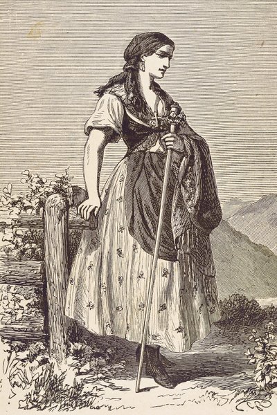 Moravische vrouw door Unknown artist