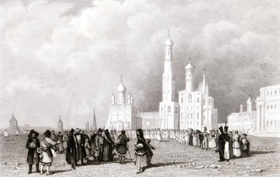 Moskou. Kerk van Ivan Velik door Unknown artist