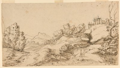 Bergachtig Landschap door Unknown artist