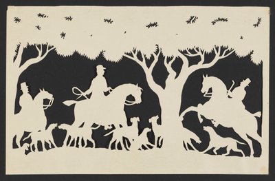 Bereden Vossenjagers met Hun Honden door Unknown artist