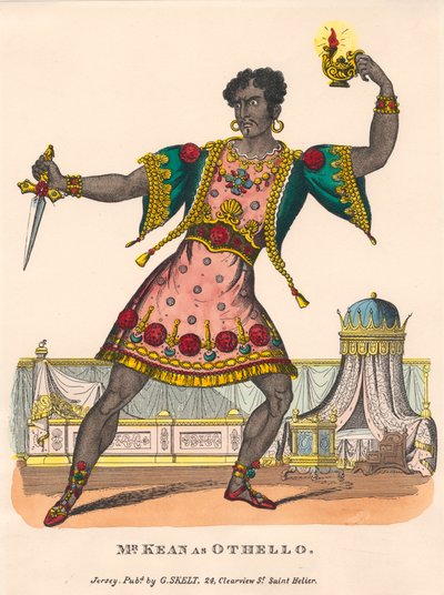 Mr. Kean als Othello door Unknown artist