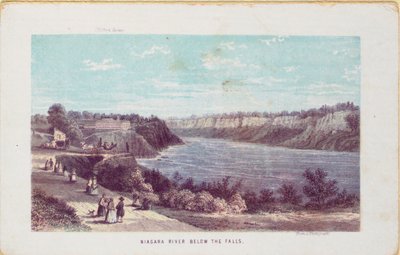 Niagara Watervallen door Unknown artist