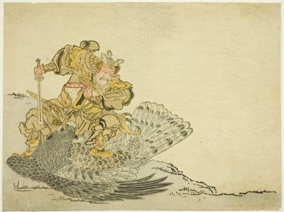 Onamushi no Mikoto De grote vogel doden door Unknown artist
