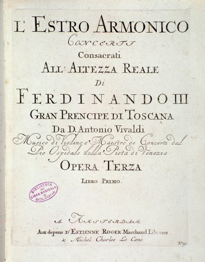 Pagina van muzikale partituur van L