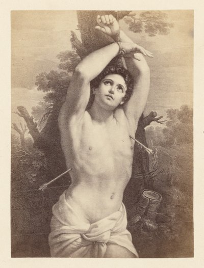 [Schilderij met de afbeelding van het martelaarschap van Sint Sebastiaan]. door Unknown artist