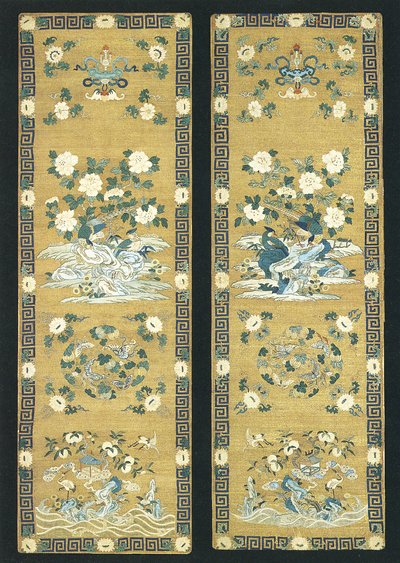 Paar stoelpanelen door Unknown artist