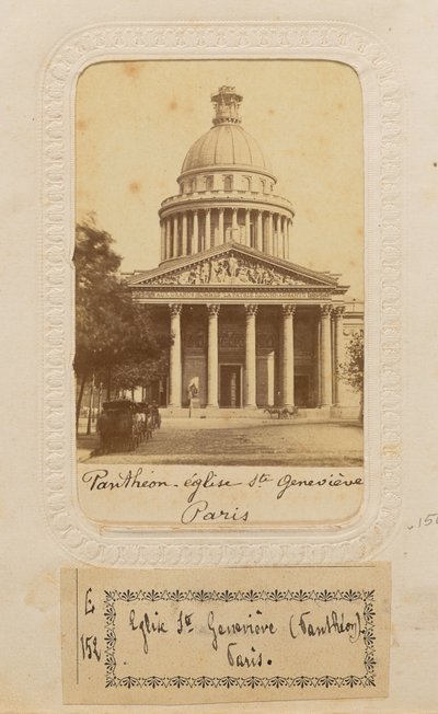Panthéon - Sainte Geneviève kerk, Parijs door Unknown artist