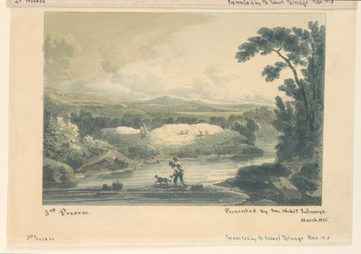 Pastorale Scene, 3e Proces door Unknown artist