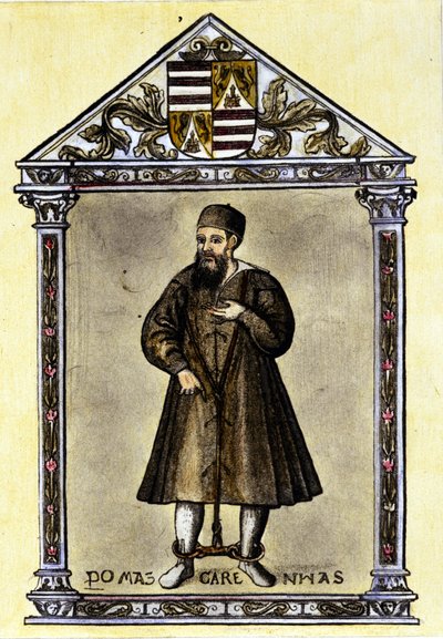 Pedro Mascarenhas geketend door Unknown artist