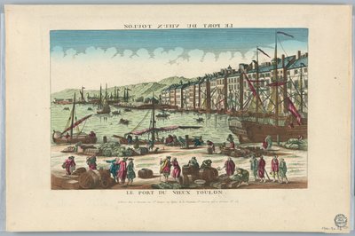 Kijkdoos, Le Port Du Vieux Toulon door Unknown artist