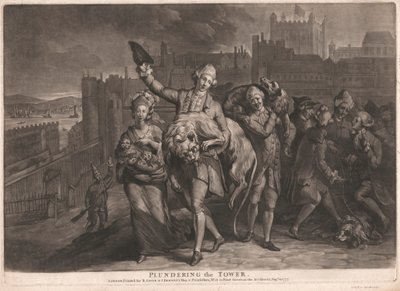 Plundering van de Toren door Unknown artist