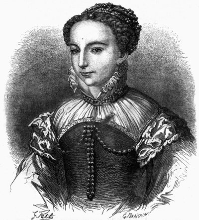 Portret Catharina van Medici, koningin van Frankrijk door Unknown artist