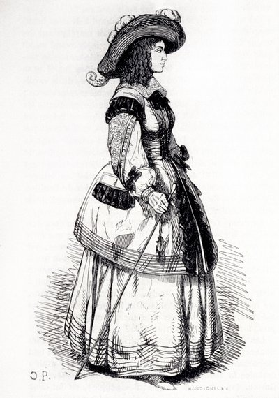 Portret van Anne Marie Louise d