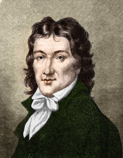 Portret van Camille Desmoulins (1760-1794), Franse politicus. door Unknown artist