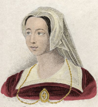 Portret van Catherine Parr (of Parre) door Unknown artist