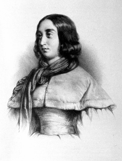 Portret van George Sand (Aurore Dupin, Barones Dudevant) (1804-1876). door Unknown artist